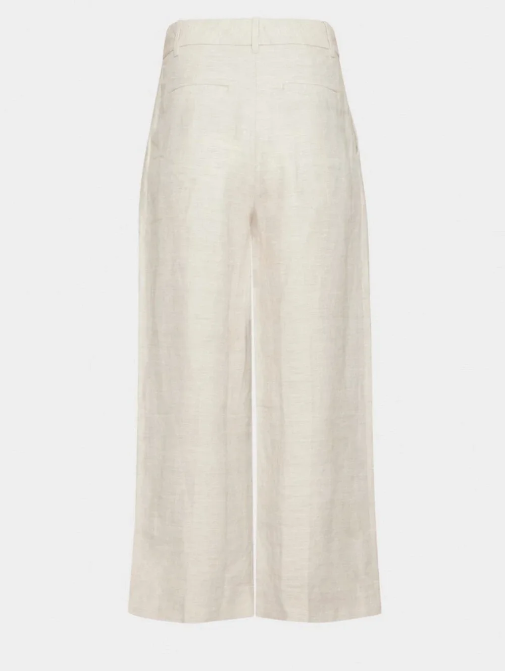 ARITZIA WILFRED THE EFFORTLESS PANT CROPPED ECRU CRUISE LINEN SIZE 2